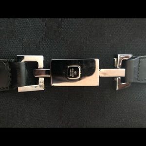 Authentic Gucci black canvas tote